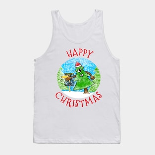 Disc Golf Christmas Funny Tank Top